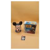 Retro Mickey Mouse Game, Coin Bank & Misc