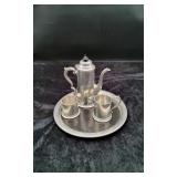 Sheffield Pewter Tea Set