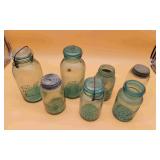 7 Glass Canning Jars: Ball Ideal, Mason & Atlas