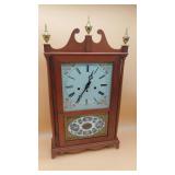 Pillar & Scroll Mantel Clock