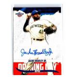 Jackie Bradley Jr. Opening Day Autographs