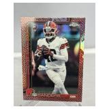 Shedeur Sanders Football Leather Refractor