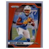 Quentin Johnston Orange Prizm 075/249