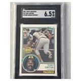 Tony Gwynn Future Archives Rookie Reprints SGC 6.5