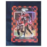 James Conner Black and Red Checker