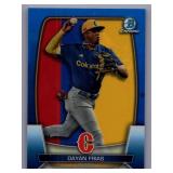 Dayan Frias WBC Flag Blue Refractor /75
