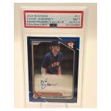 Chase Jaworsky Prospect Autographs Purple PSA 7 #/