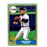 Chipper Jones 1987 35th Anniversary Chrome