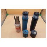 Welding Rods In Storage Canisters