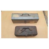 2 Metal Tool Boxes
