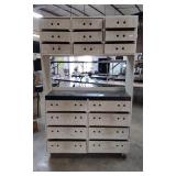 Custom-Built Wooden Workshop Storage Station