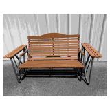 Outdoor Double Glider Bench