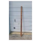 Wooden Ladder Rail With Hooks