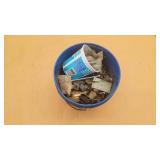 Bucket Of Misc Hardware