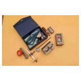 Omicron Model 18 Bean Compass Set & Misc