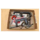 Box Of Various Size C-Clamps
