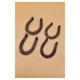 4 Iron Horseshoes