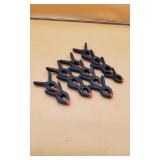 Box Of Black Plastic Spring Clamps