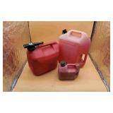 3 Gasoline Cans