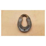 'Good Luck' Horseshoe Padlock