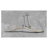 2 Pitch Forks & 1 Scyth