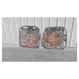 2 Wooden Tabacco Baskets