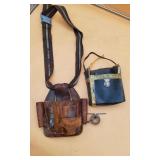 Leather Tool Pouch & Black Carrying Case