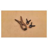 Various Black Plastic Spring Clamps
