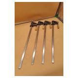 (4) 24-inch Clutch-Style F-Clamps