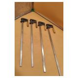 (4) 24-inch Clutch-Style F-Clamps