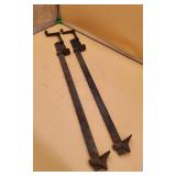2 Hartford Notched-Bar Clamps