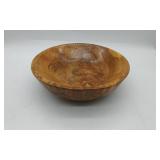 Hand-Turned Live-Edge Wood Bowl