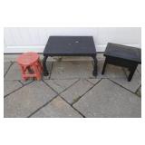 3 Small Foot Stools