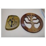 Hand Carved Clock & Decorative Piece