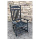 Black Wooden Rocking Chair