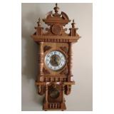 German-Style Mechanical Regulator Wall Clock
