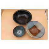 3 Various Sized Bowls
