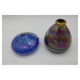 Hand/Blown Studio Art Glass Liquid Oil Candles