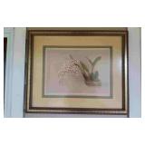 "Odontoglssum Pescatorei" Signed Litgograph