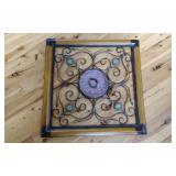 Sqaure-Traditonal Metal Wall Plaque