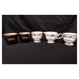 3 "Baileys" Creamers & "Yours/Mine Cups"
