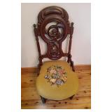 Victorian Rococo Style Slipper Chair