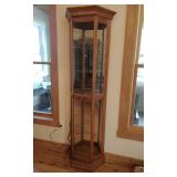 Lighted Corner Curio Cabinet