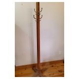Wooden Floor Coat Rack