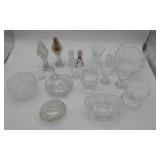 Varitey Of Pressed Glass Pieces
