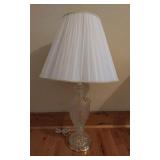 Crystal & Frosted Glass Table Lamp