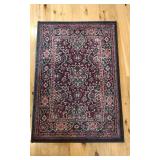 40" X 27" Karastan Red Sarouk Style Rug