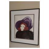 2 Framed Contemporary Figurative Art Prints