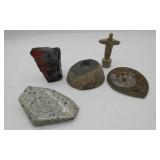 Mixed Assortment Of Mineral Carved Stones