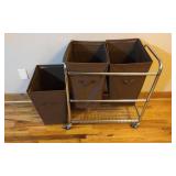 Rolling Laundry Sorter Cart